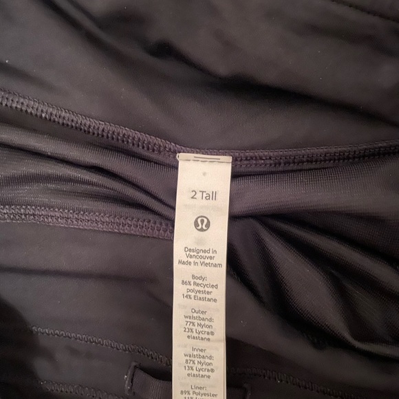 lululemon speed up size 2 BLACK - Picture 5 of 5